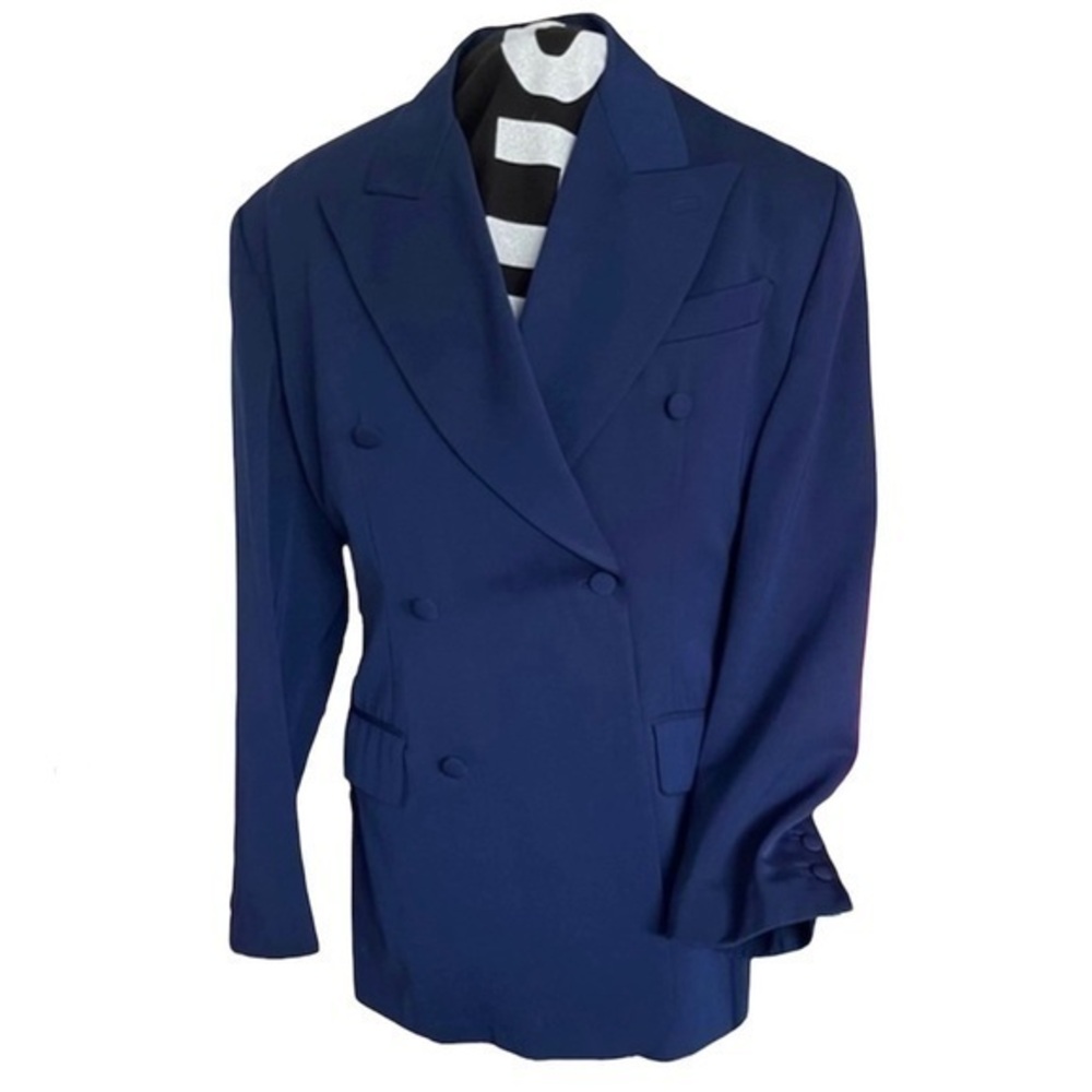 JEAN-PAUL GAULTIER Mens Cobalt Blue Jacket